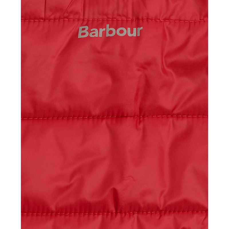 Barbour Baffle Quilt Dog Coat Red