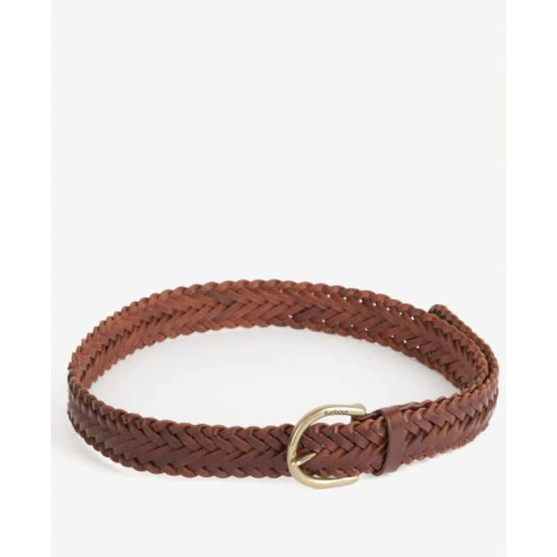 Barbour Chilton Leather Belt brown