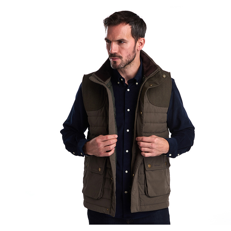 Barbour Rugby Scrum Gilet Forest