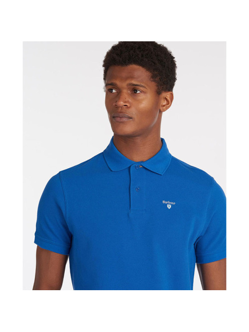 Barbour Sports Polo Shirt Sports Blue