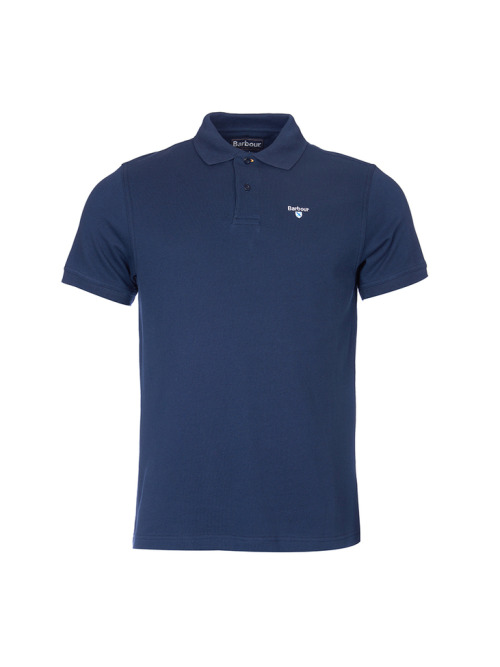 Barbour Sports Polo Shirt New Navy