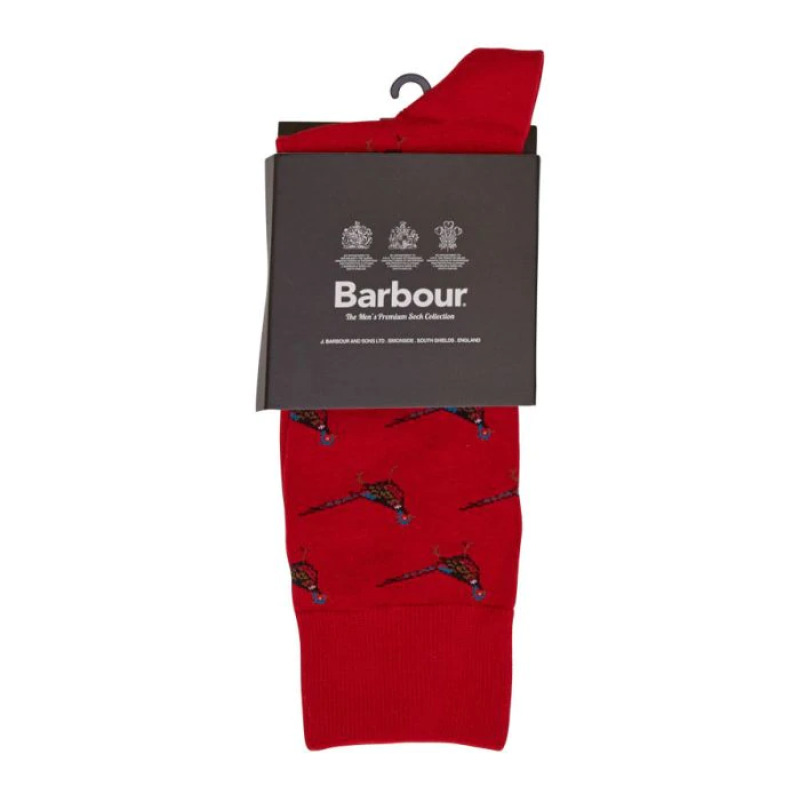 Barbour Mavin Socks Red