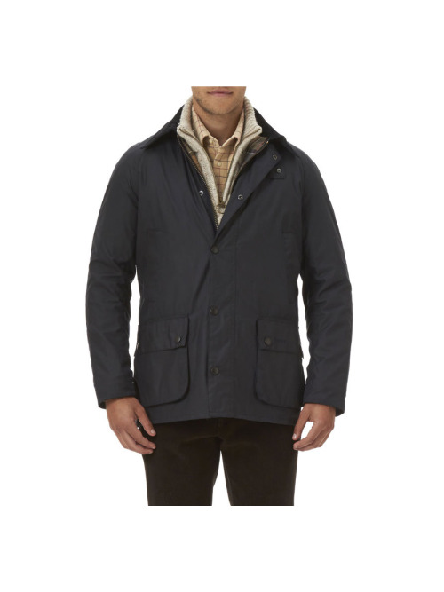Barbour Ashby Waxed Jacket Navy
