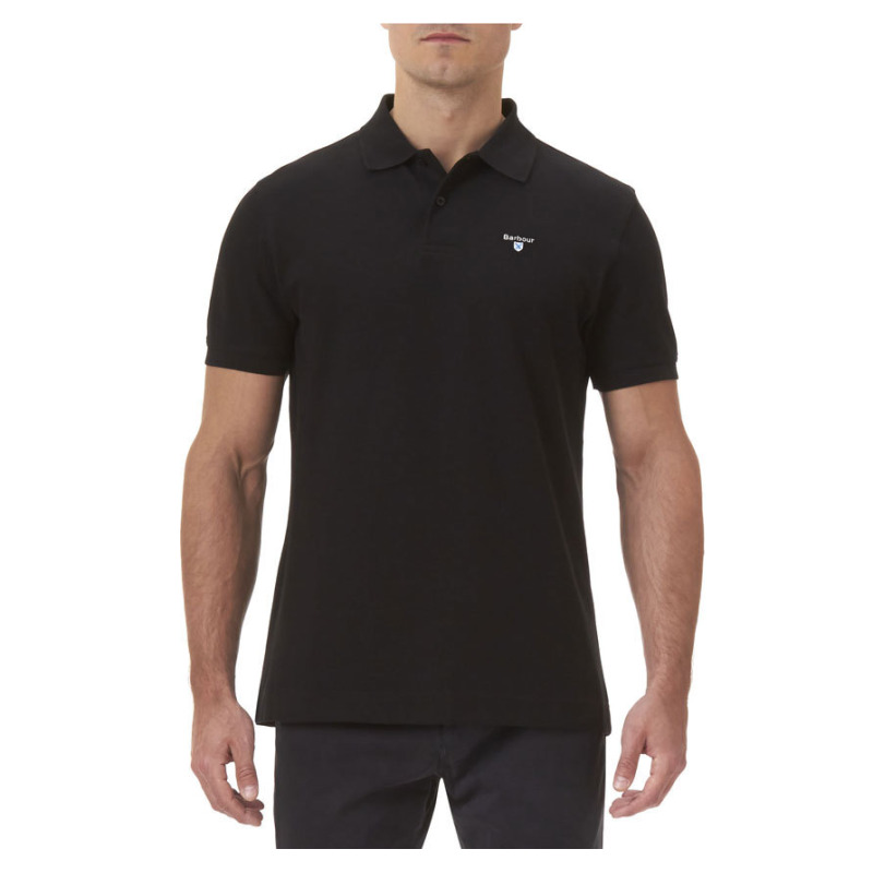 Barbour Sports Polo Shirt Black