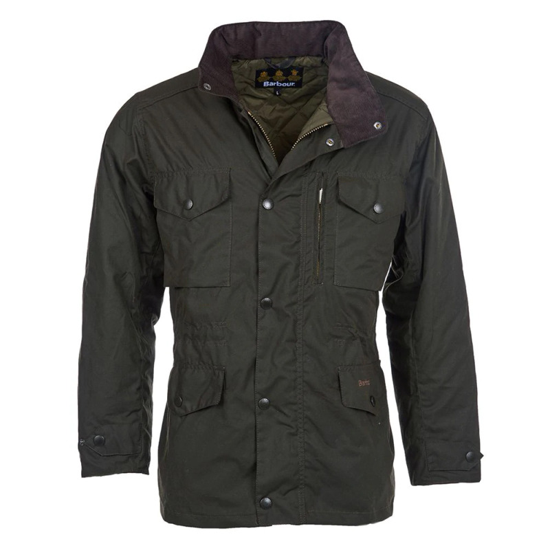 Barbour Sapper Waxed Jacket Olive