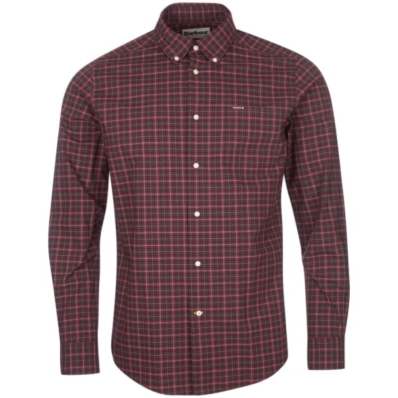 Barbour Lomond Tailored Shirt Red