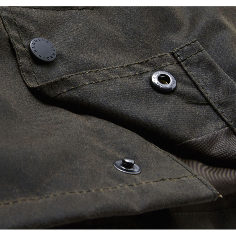 Barbour Beadnell Waxed Olive