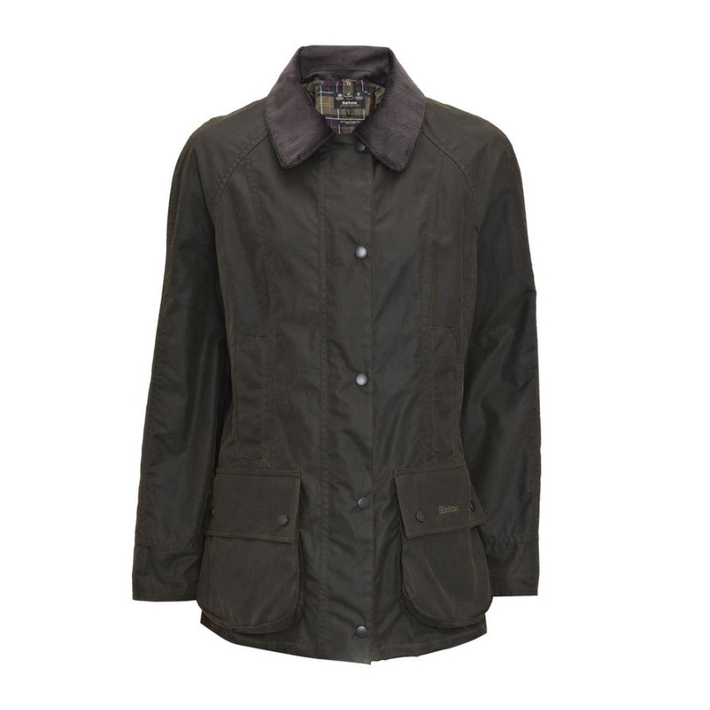 Barbour Beadnell Waxed Olive