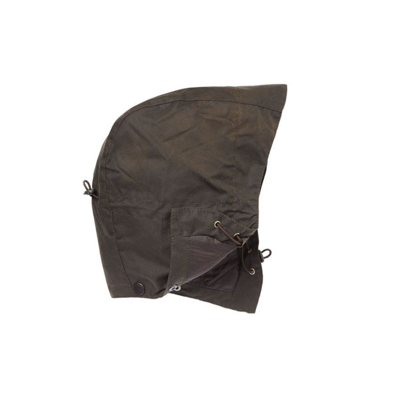 Barbour Waxed Storm Hood Olive