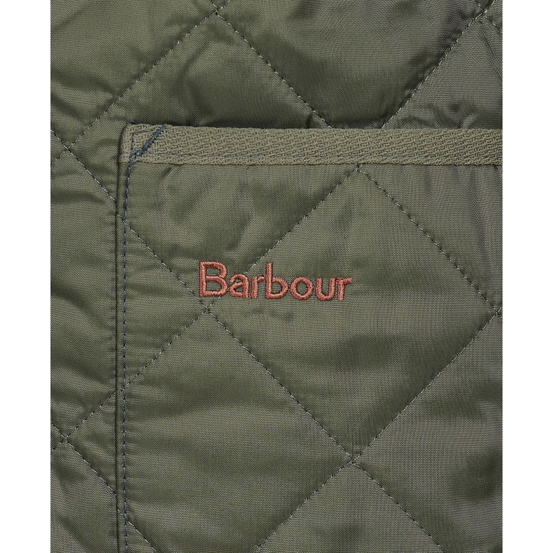 Barbour Quilted Waistcoat ZIp-in Liner oliva