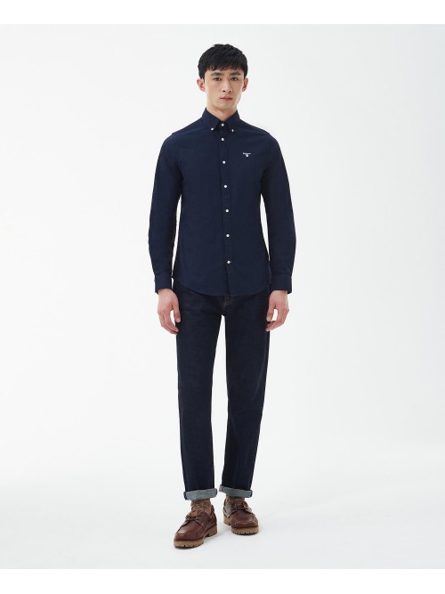 Barbour Oxford Tailored Shirt Navy