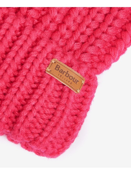 Barbour Saltburn Beanie Hat Pink