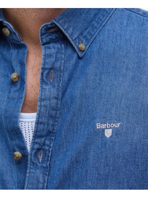 Barbour Denim Crest Tailored Long-Sleeved Shirt