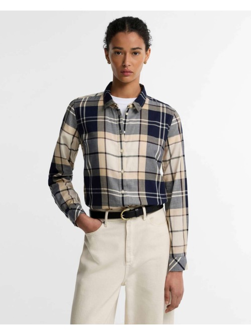 Barbour Bredon Regular Long Sleeved Shirt Lt Birchwood Tartan